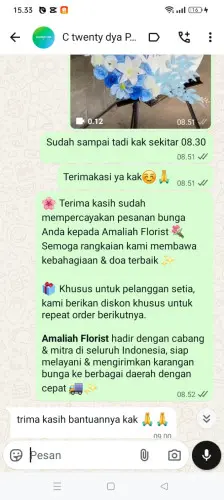 Testimonial Standing Flower cilalawi