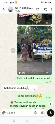 Testimonial Papan Bunga cilalawi