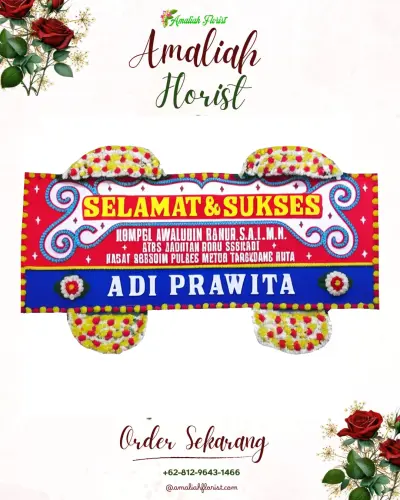 Karangan Bunga Ucapan Selamat cilalawi